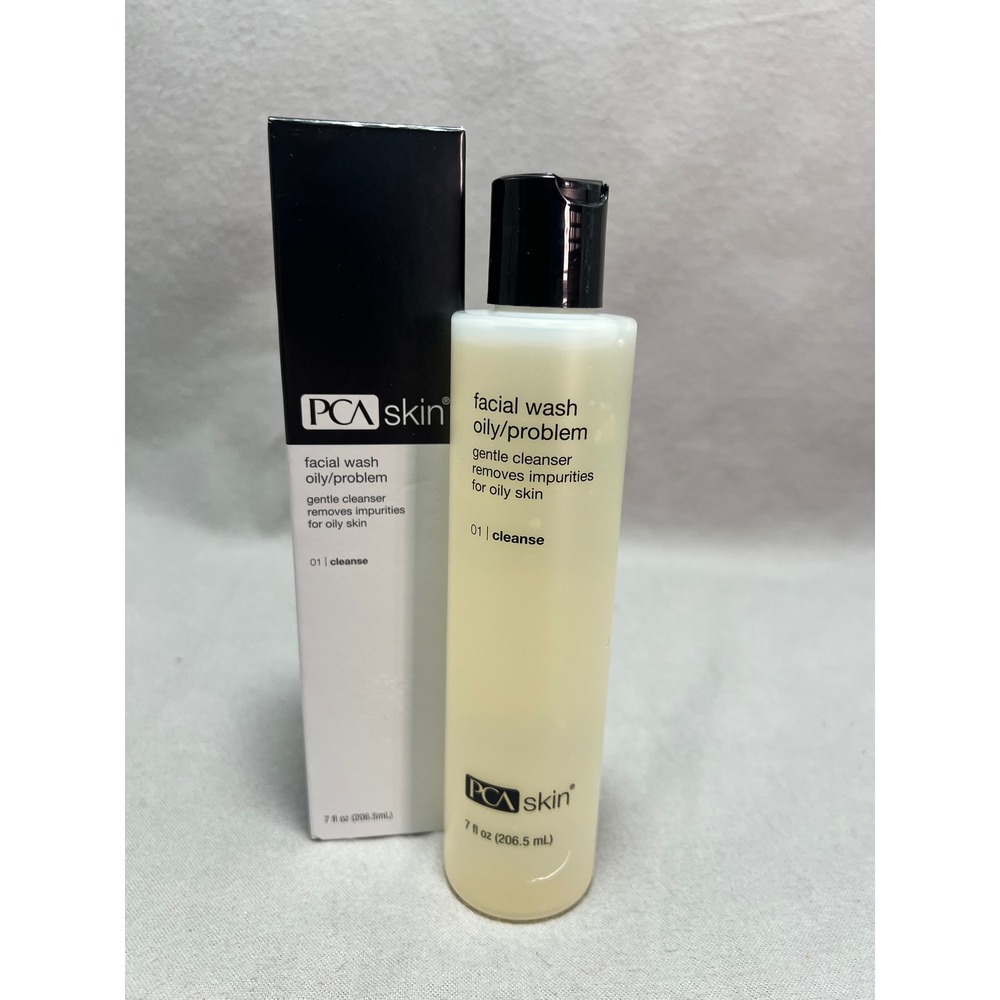 PCA Skin Facial Wash Oily/Problem White Gentle Cleanser Skincare 7 fl oz